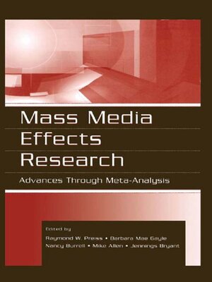 cover image of Mass Media Effects Research